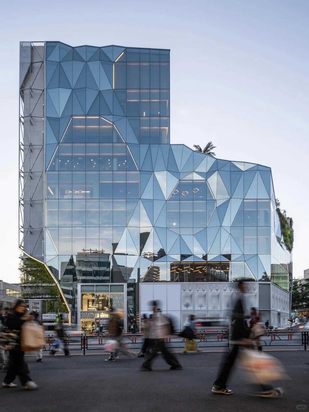 Tokyo-Harakado, Shopping mall with 9 floors above ground and 3 floors underground, in Harajuku, Japan