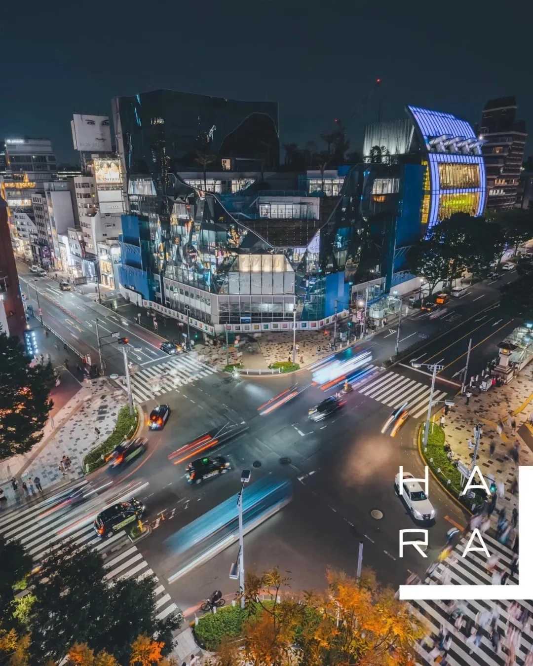 Tokyo-Harakado, Shopping mall with 9 floors above ground and 3 floors underground, in Harajuku, Japan