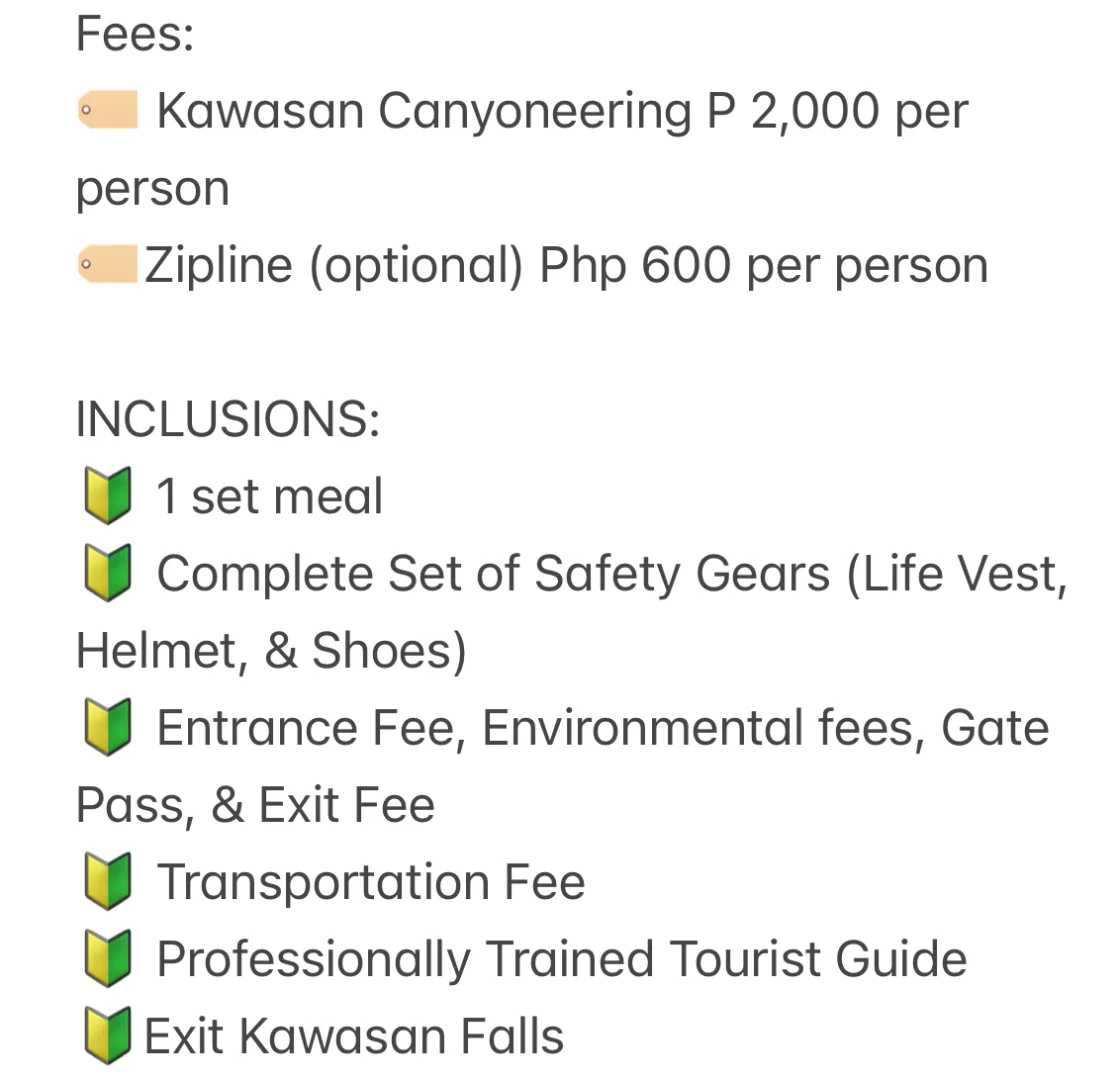 Cebu-Charter a car to travel up the Kawasan River in Cebu and watch sardines swimming around in Moalboal