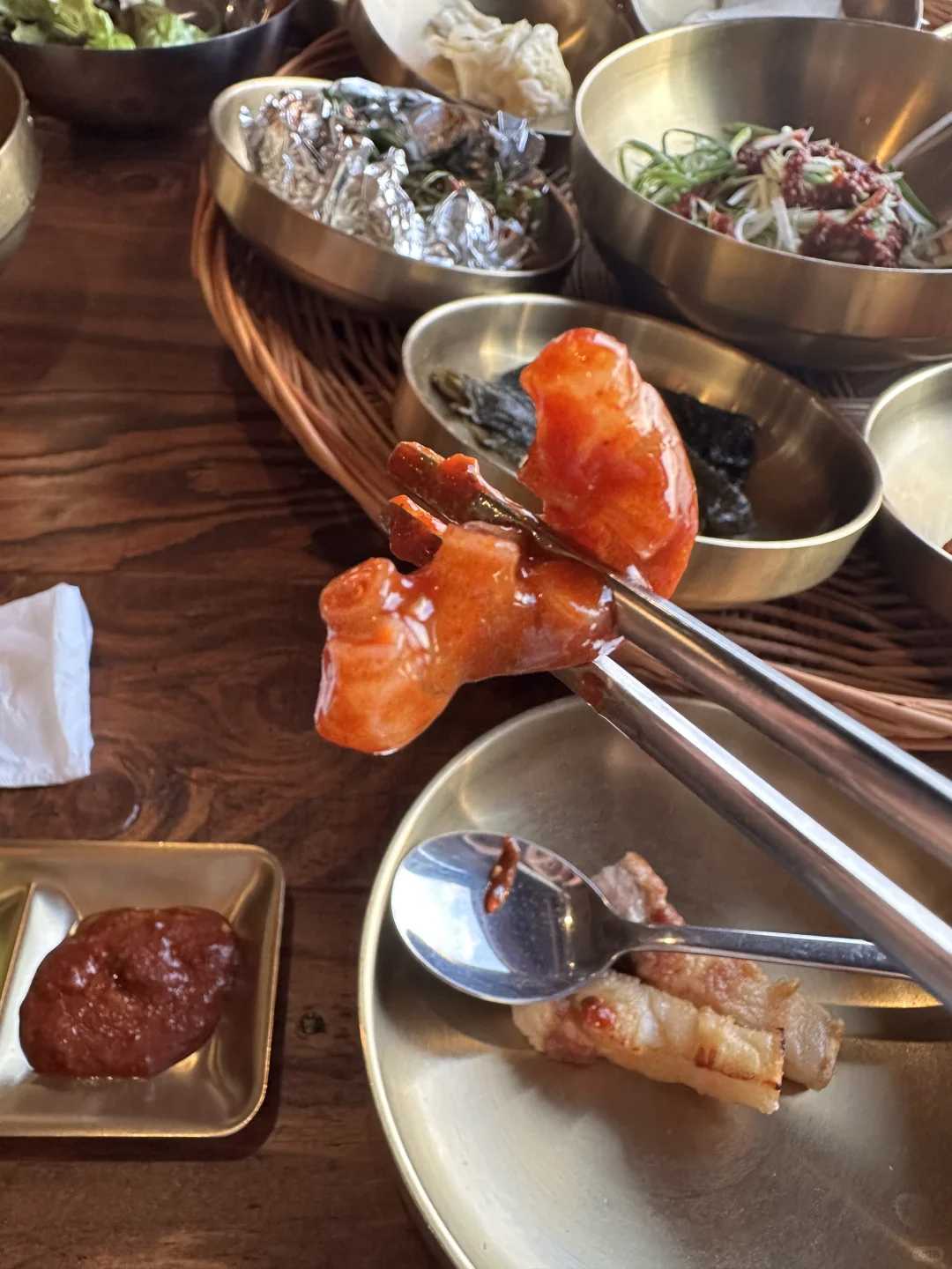 Busan/Jeju-Busan 돈독 restaurant, experience seaside barbecue + live octopus cold noodles + beautiful sunset
