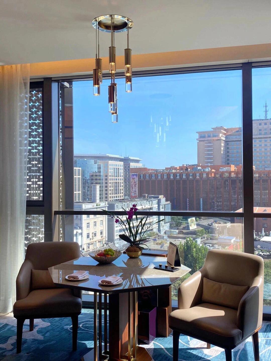 Beijing/Tianjin-Mandarin Oriental Wangfujing, Beijing, with a terrace overlooking the majestic and magnificent Forbidden City