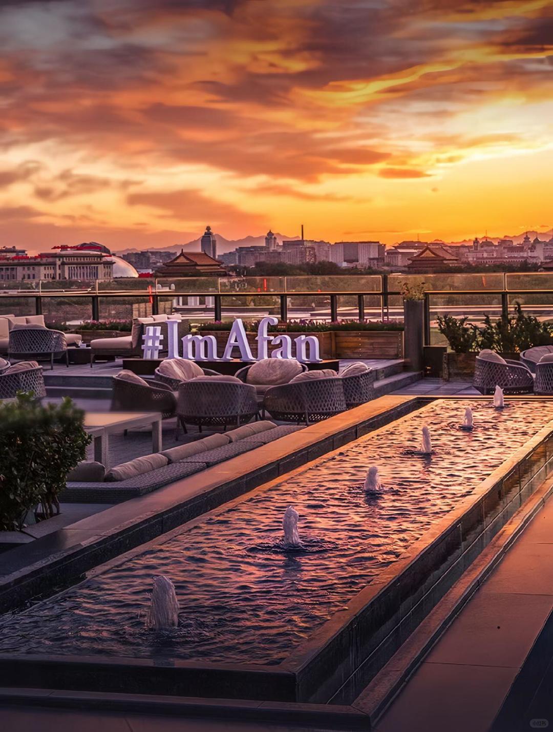 Beijing/Tianjin-Mandarin Oriental Wangfujing, Beijing, with a terrace overlooking the majestic and magnificent Forbidden City