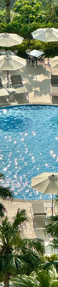 Okinawa Ryukyu Meijo Beach Hotel?, swimming pool and water slide are very fun
