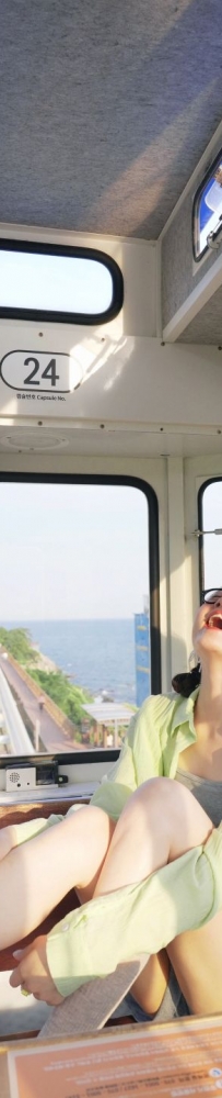 Travel to Busan, take a capsule train, and have a coffee at Haeundae Beach in the afternoon