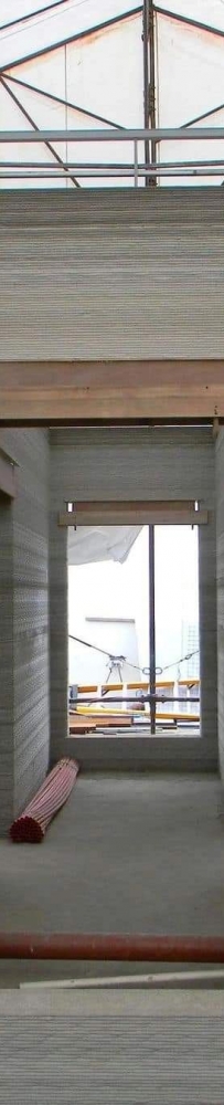 Lewis Grand Hotel, the first 3D printed hotel room made from volcanic ash and sand