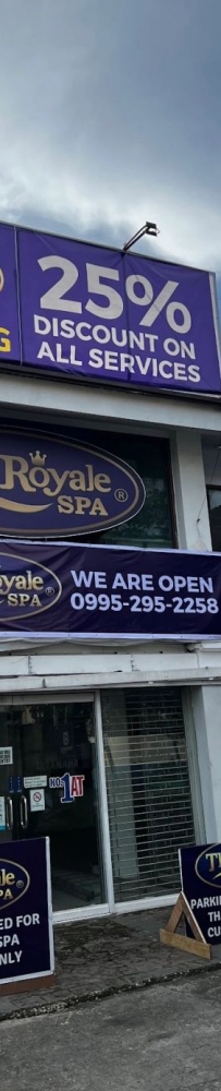 Thai Royale SPA in Cebu, Philippines, with a quiet environment and a gravel path