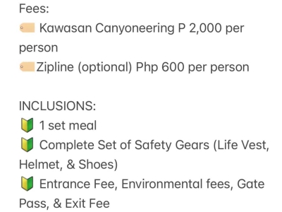 Charter a car to travel up the Kawasan River in Cebu and watch sardines swimming around in Moalboal