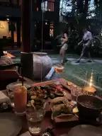 The Sayan House, Bali sunset restaurant, delicious food and great views