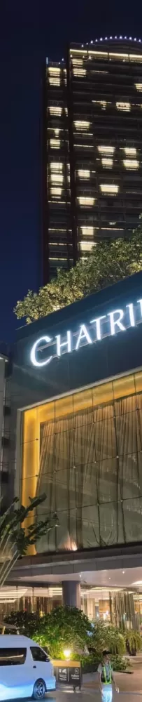 Next to the Erawan Shrine, Chatrium Hotel Bangkok, all mini bars are free