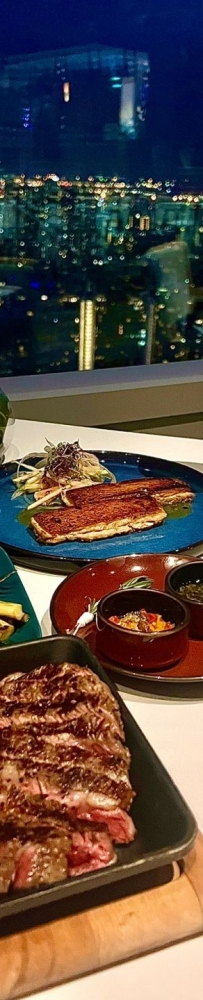 1-Atico, a high-altitude western restaurant on the 55th floor of Orchard Road, Singapore