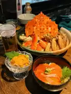 Eat crab in Sapporo?, locals' stronghold Furuhohanlai, 40$ per person 古艪帆来（コロポックル）
