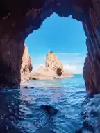 Hong Kong Flint Island, the clear blue Jelly Sea??‍♀️, a water park created by nature