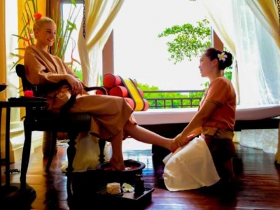 In Thailand, there is a travel experience called Thai spa massage