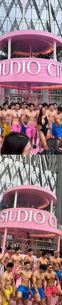 Macau Water Park Dj party StudioCityWater, many handsome men and beautiful women