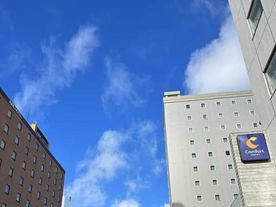 Sapporo TV Tower, sunny after snow, strolling on the streets of Sapporo