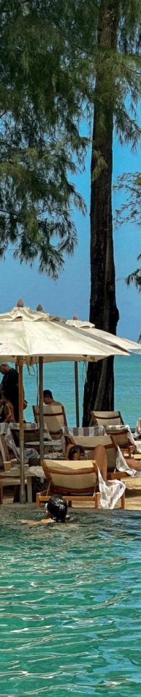 Pin Beach bar, On the hill Karon, The Commune Terrace & Bar. Phuket seaside restaurant