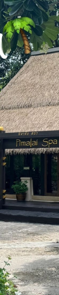 Pimalai SPA, a small hotel in Krabi Island, enjoys a careful massage by a young Thai girl