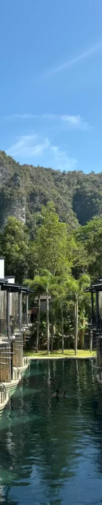 Watch the sunrise over the mountains at Anana Ecological Resort in Krabi?
